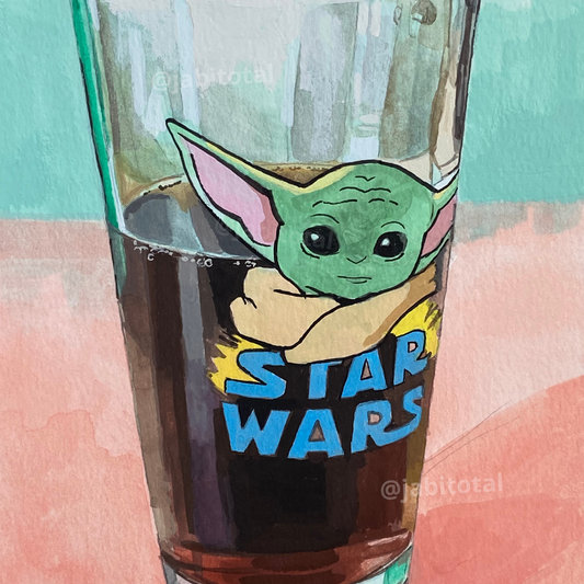 Mi vaso favorito con bebida