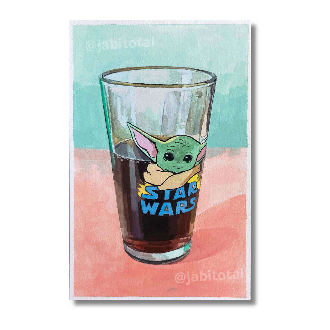 Mi vaso favorito con bebida