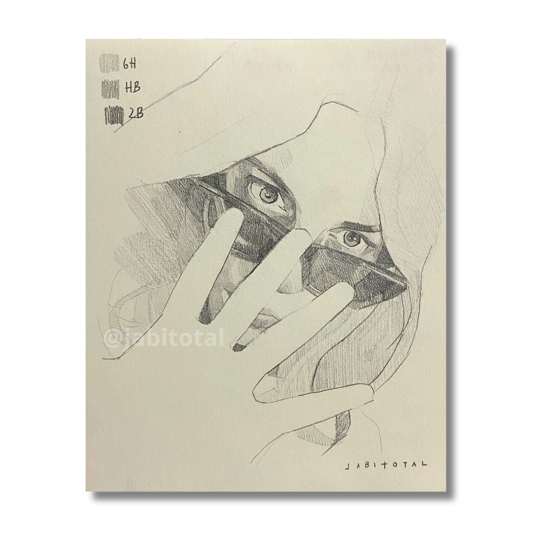 Dibujo cara tapada