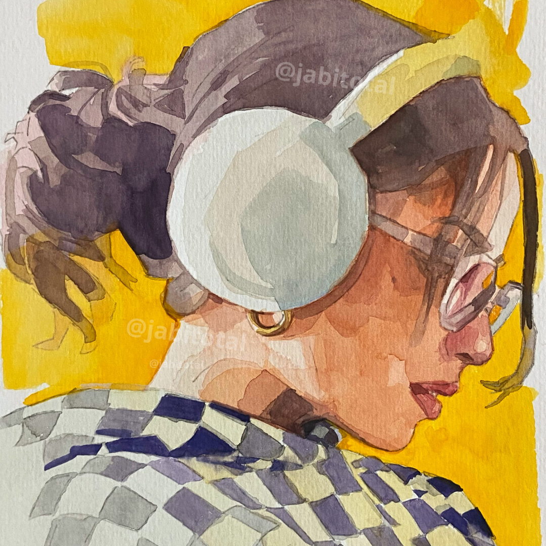 De perfil