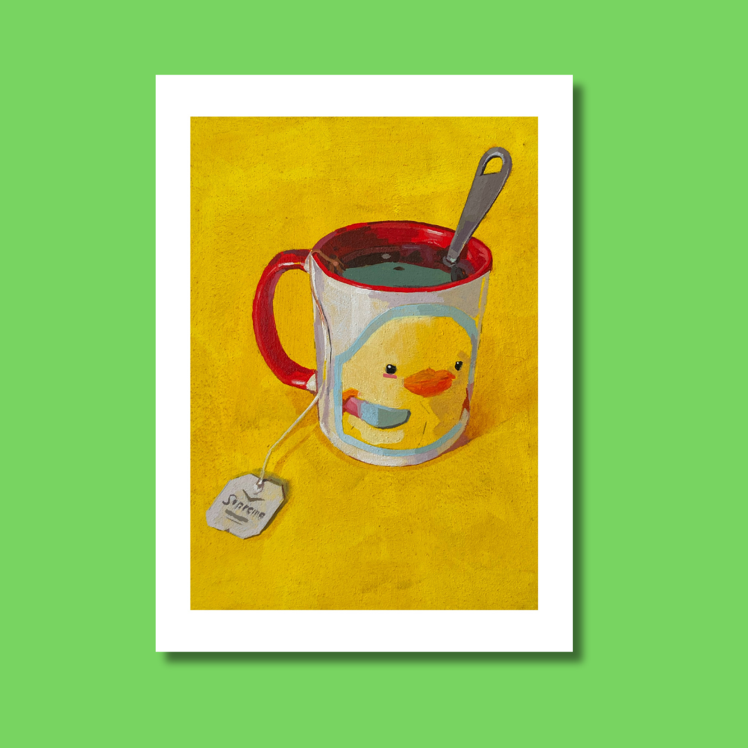 Print tecito amarillo 13x18 cm