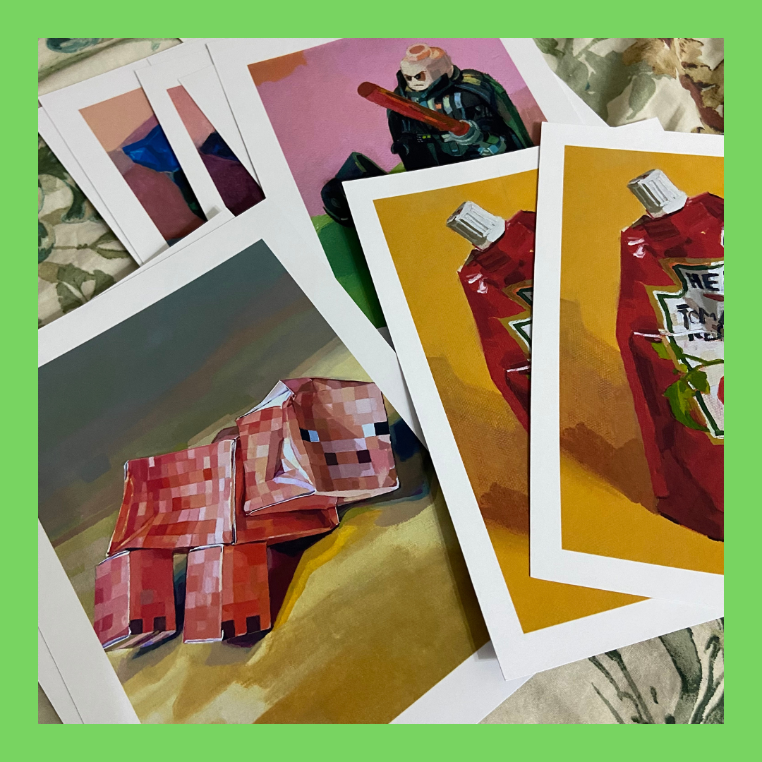 Print ketchup al oleo 13x18