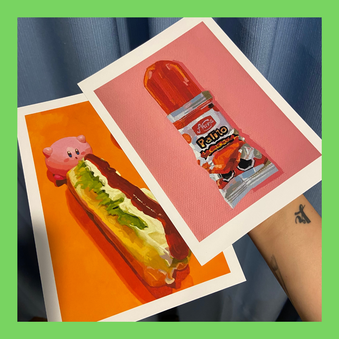 Print Helado de naranja 13x18 cm