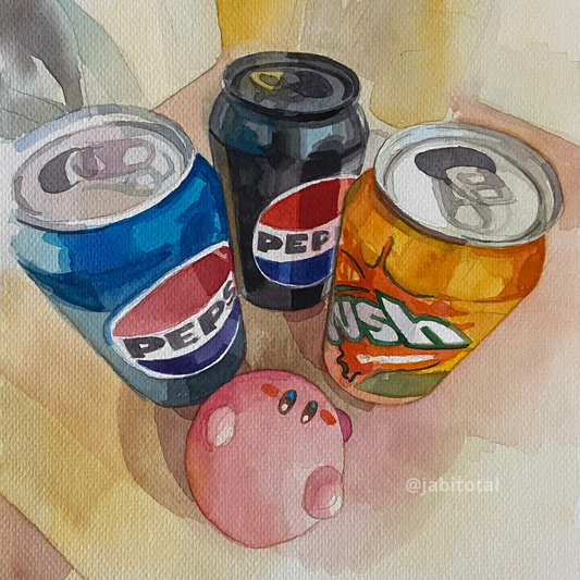 Kirby tiene sed
