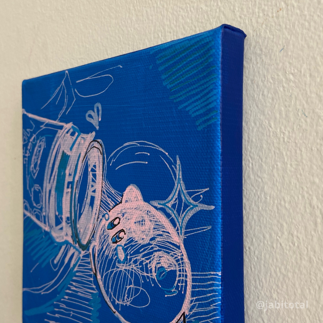 Kirby encontro la mayo azul
