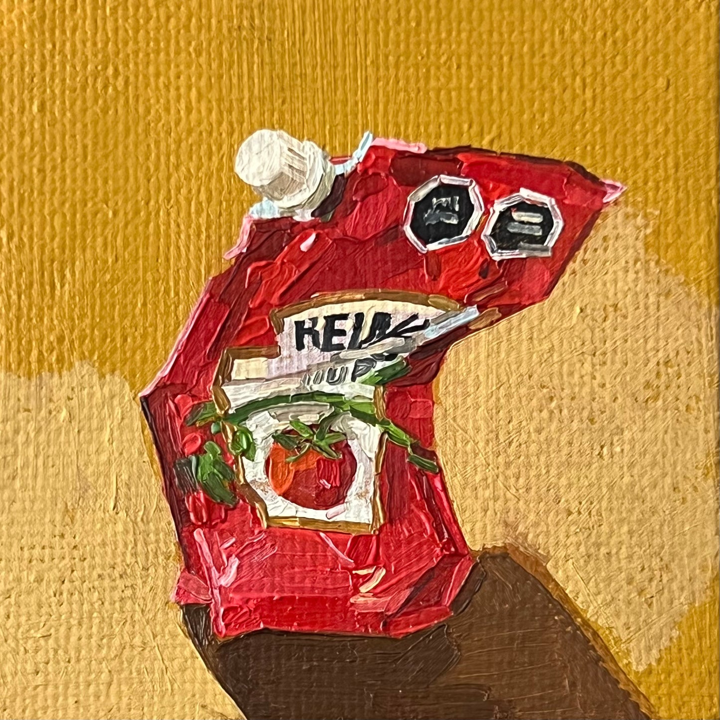Mini ketchup acabado