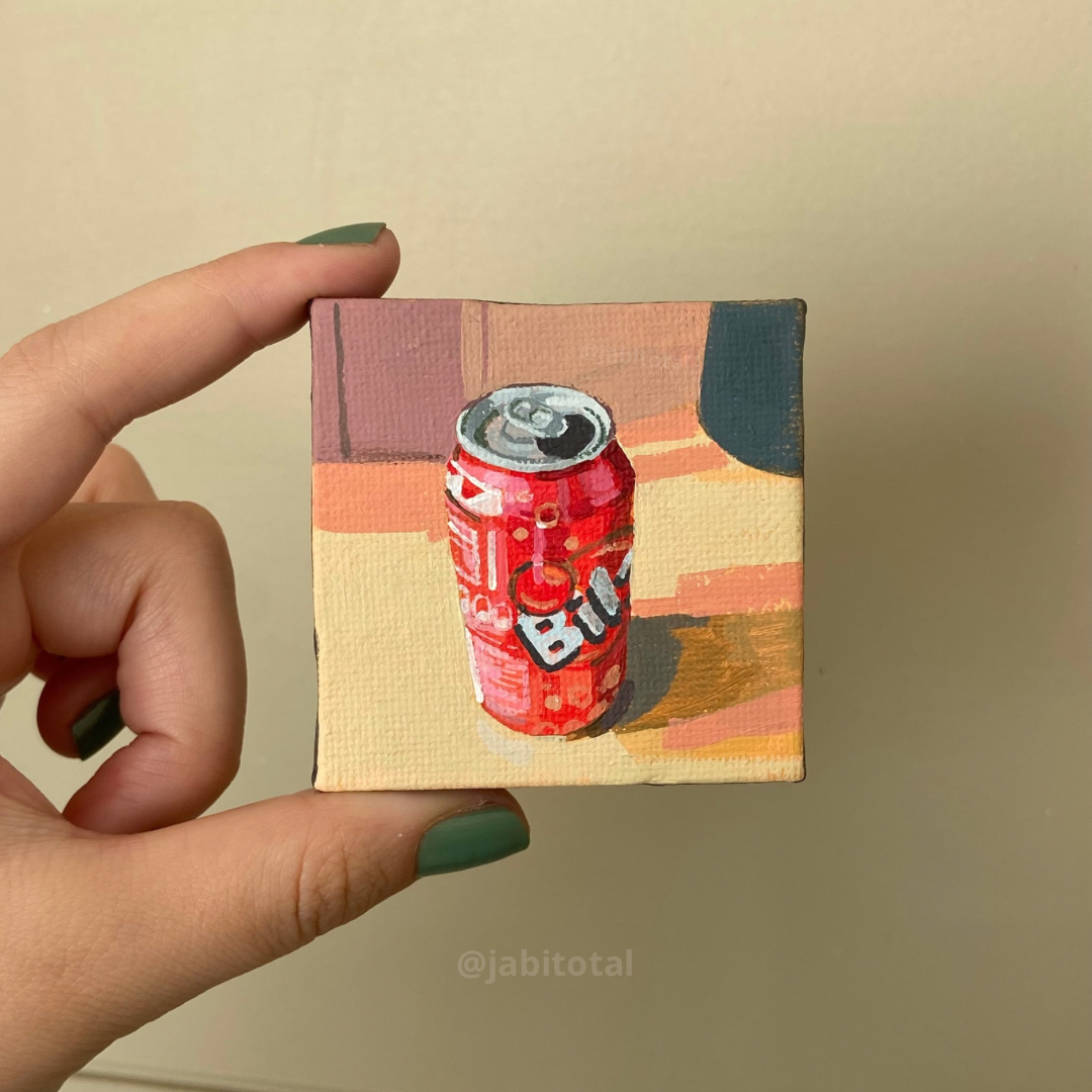 Mini latita de bilz vacía