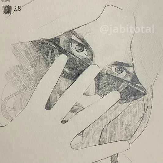 Dibujo cara tapada