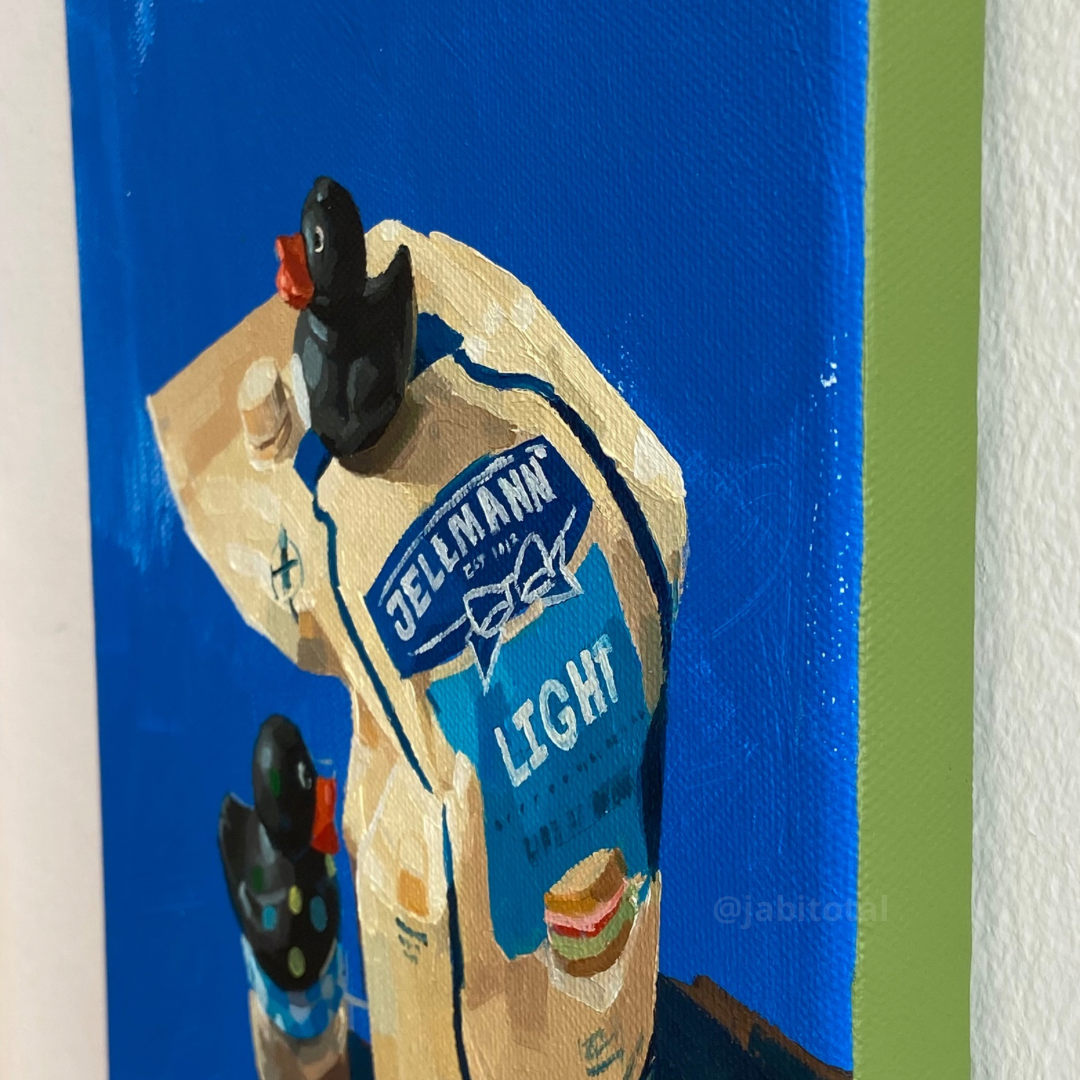 Patitos de hule se roban la Mayo light