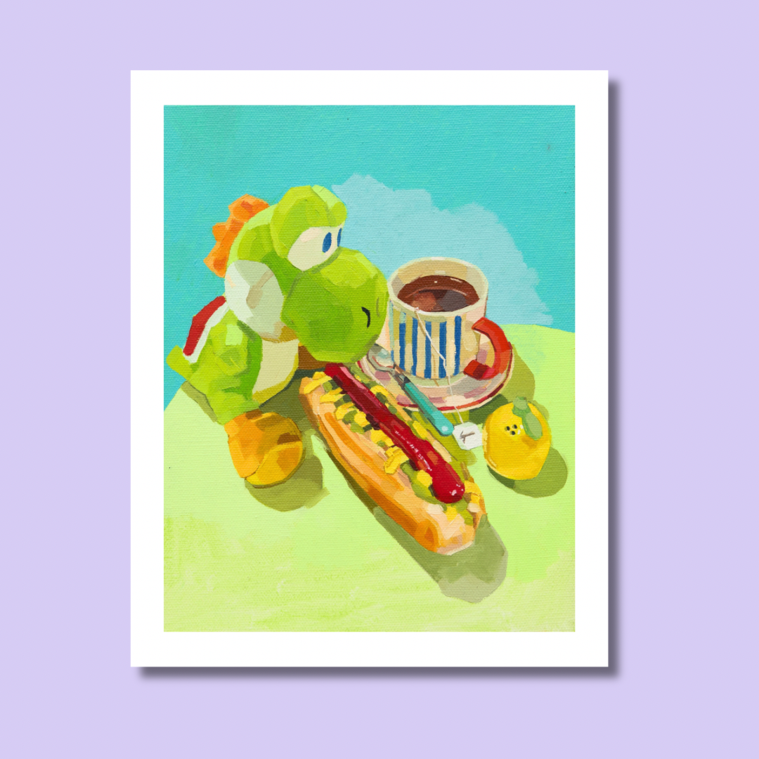 Print Yoshi toma once 20x25 cm