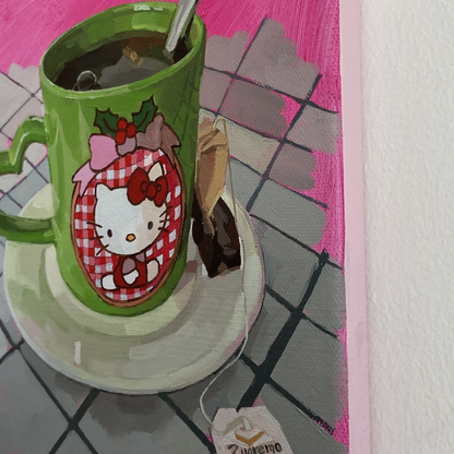 Tecito calentito con la kitty