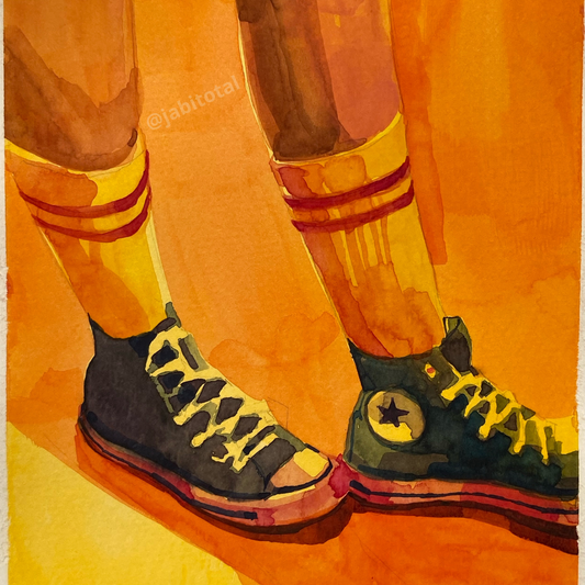 Patas en Converse
