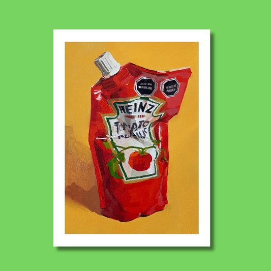 Print ketchup al oleo 13x18